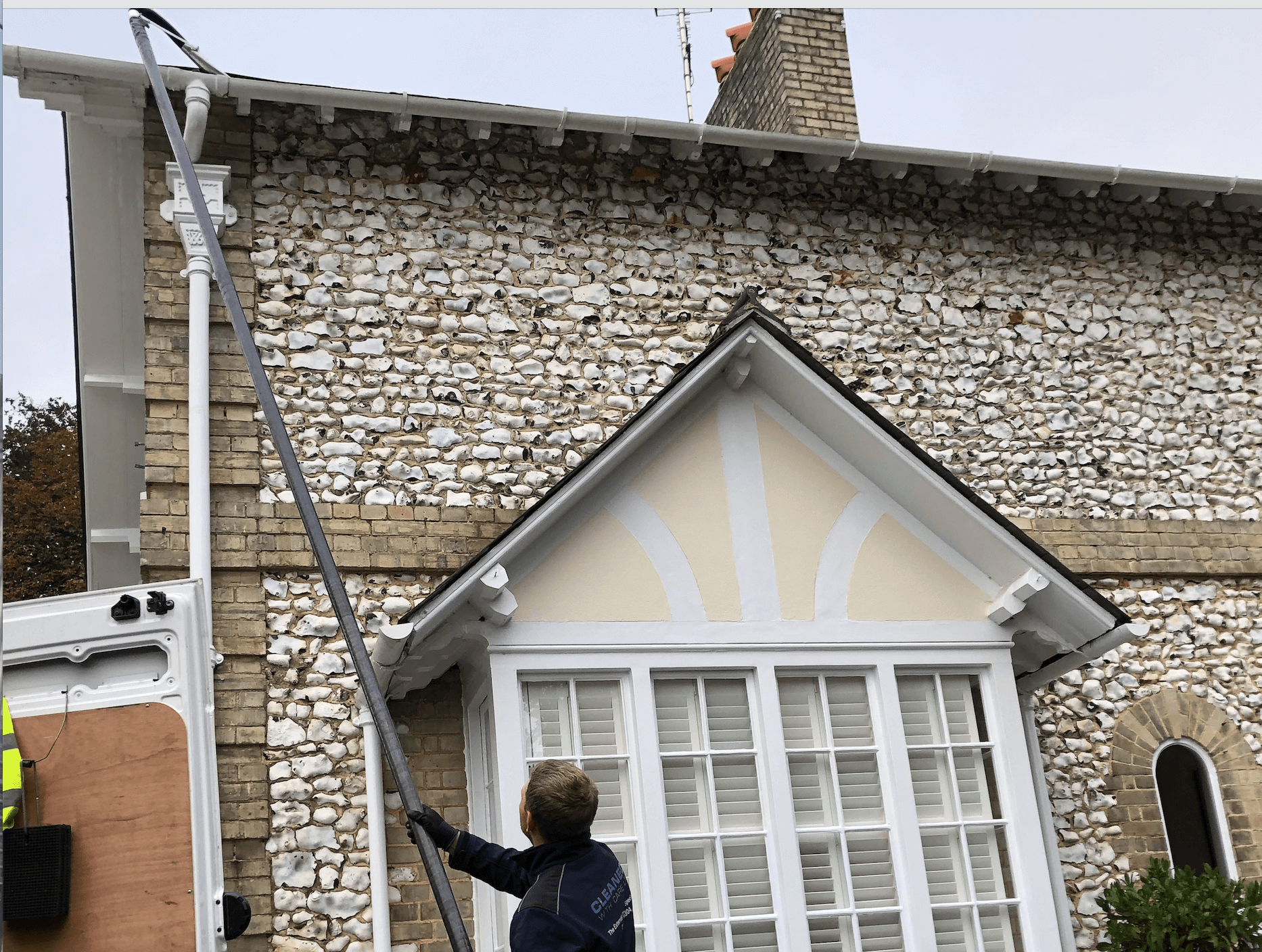 Professional gutter cleaning tools and equipment used by The Roof Moss Cleaners in Borehamwood